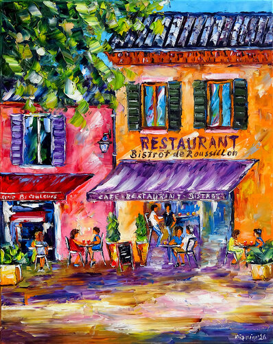 Flair de Provence by Mirek Kuzniar, Painting for Sale on Select