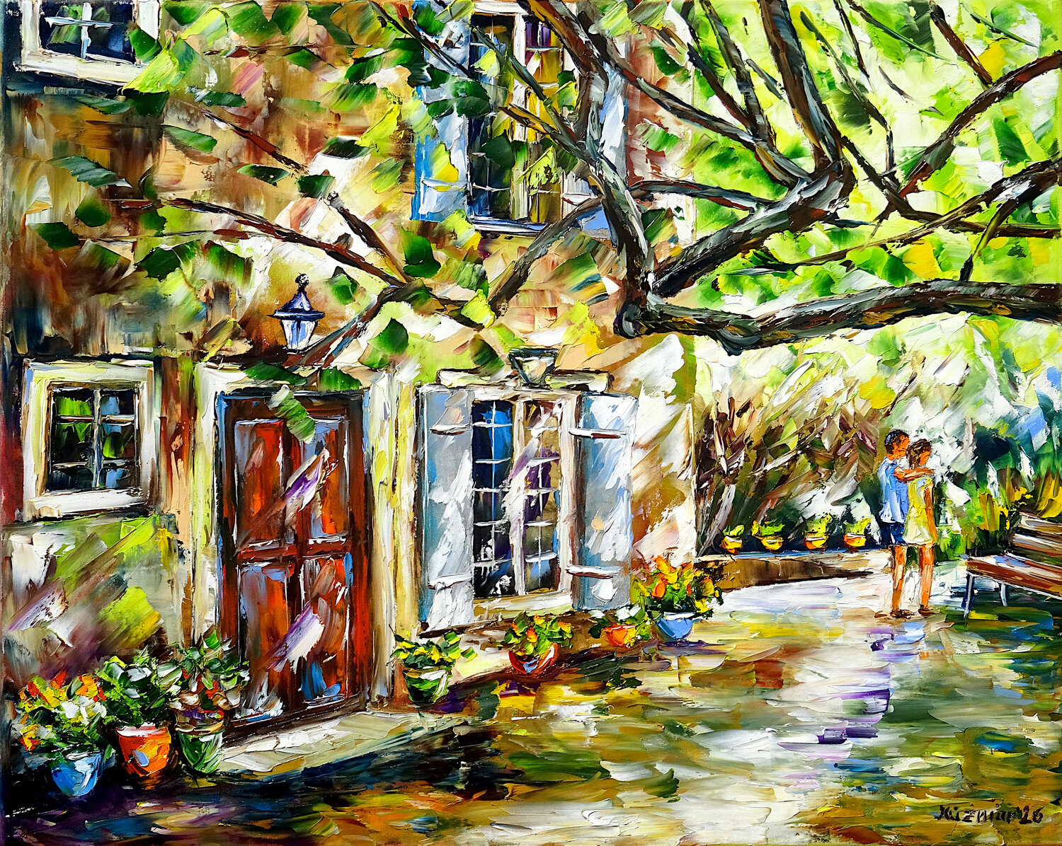Im Licht der Provence Mirek Kuzniar Original painting for sale