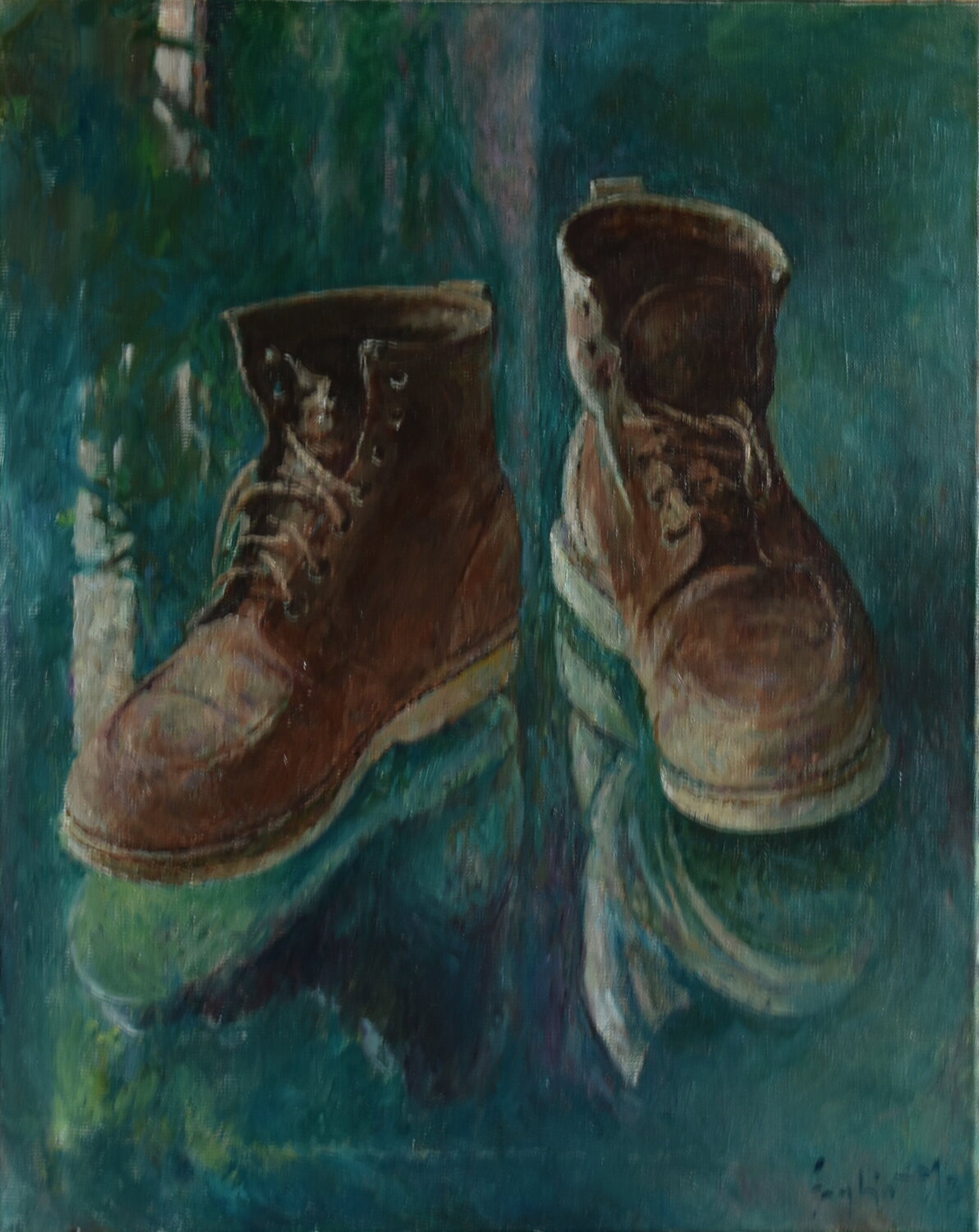 Shoes Adam Faglio Original painting for sale