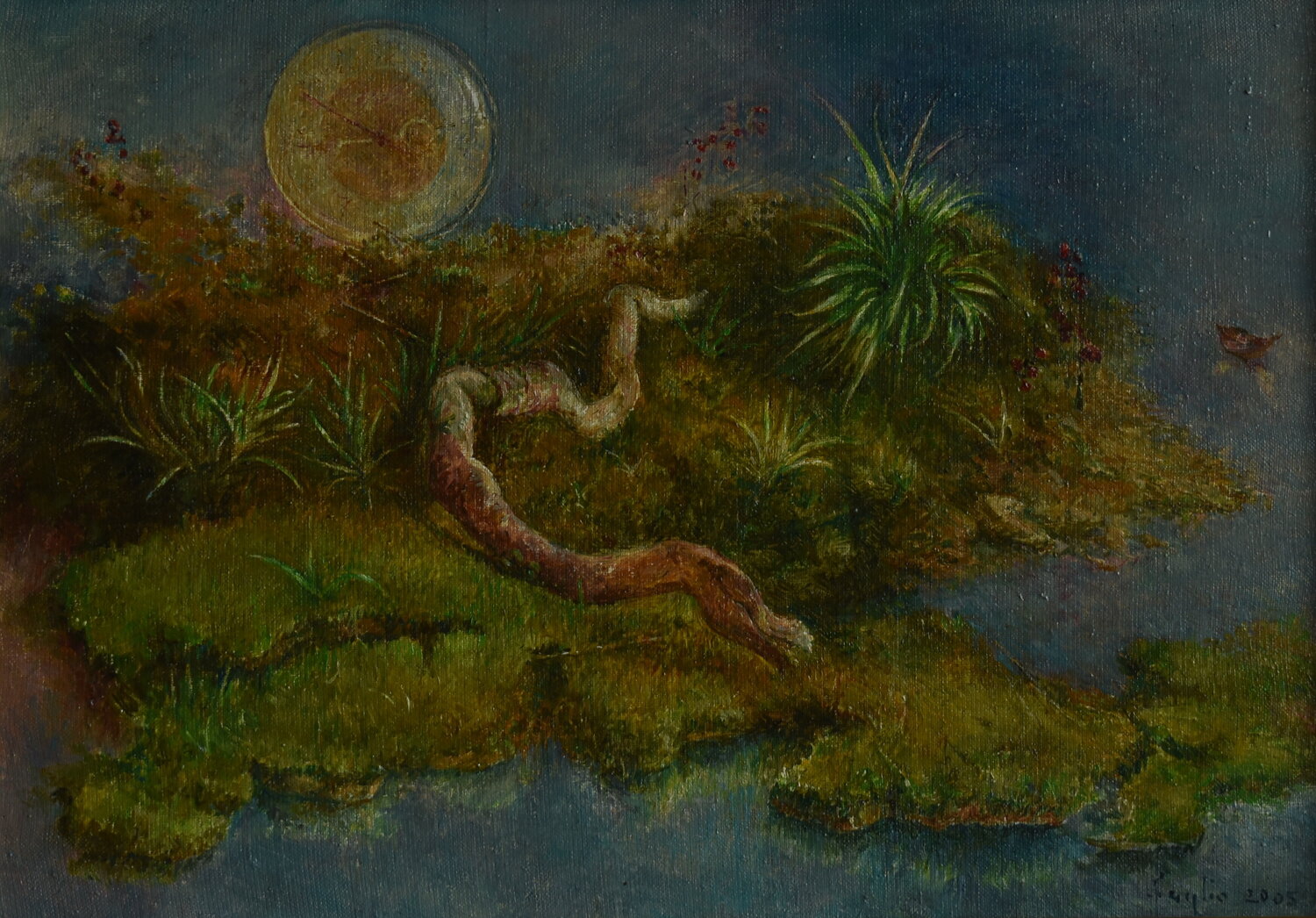 Creeping Life Adam Faglio Original painting for sale