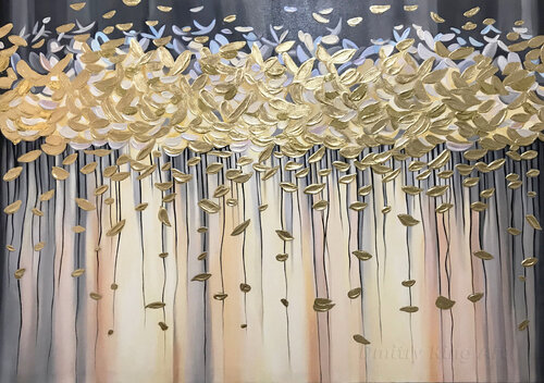 Auric Bloom by Dmitry King, Painting for Sale on Select