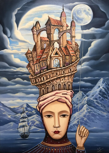 Force of Attraction by Dmitry King, Painting for Sale on Select