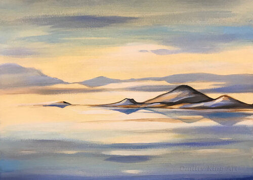 Morning on the Water by Dmitry King, Painting for Sale on Select