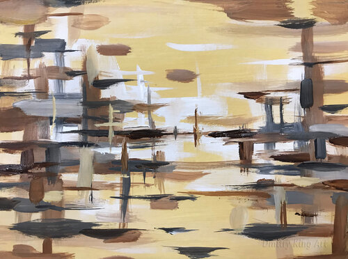 Between Reflections by Dmitry King, Painting for Sale on Select