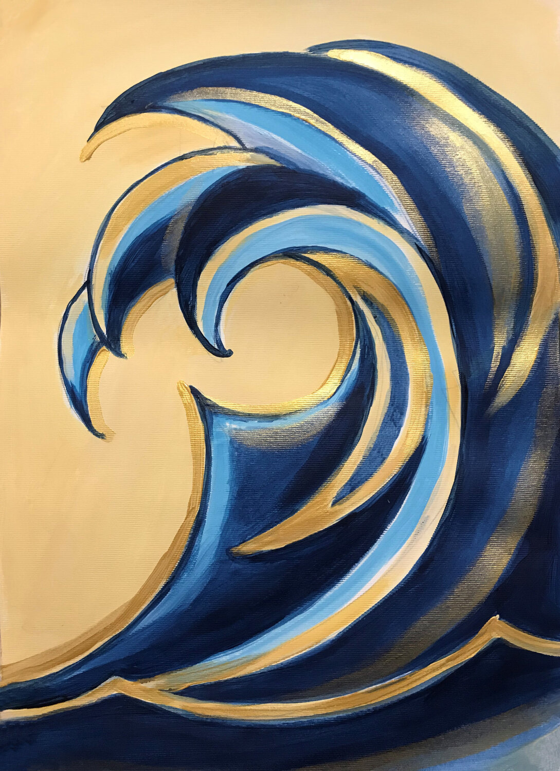 Wave Dance Dmitry King Original painting for sale