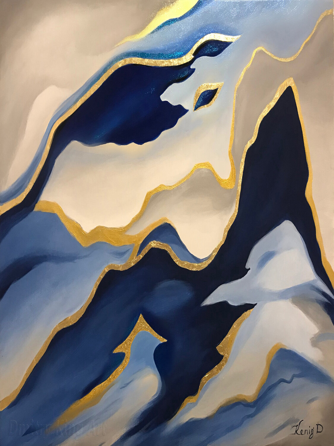 Cloud of Dreams Dmitry King Original painting for sale