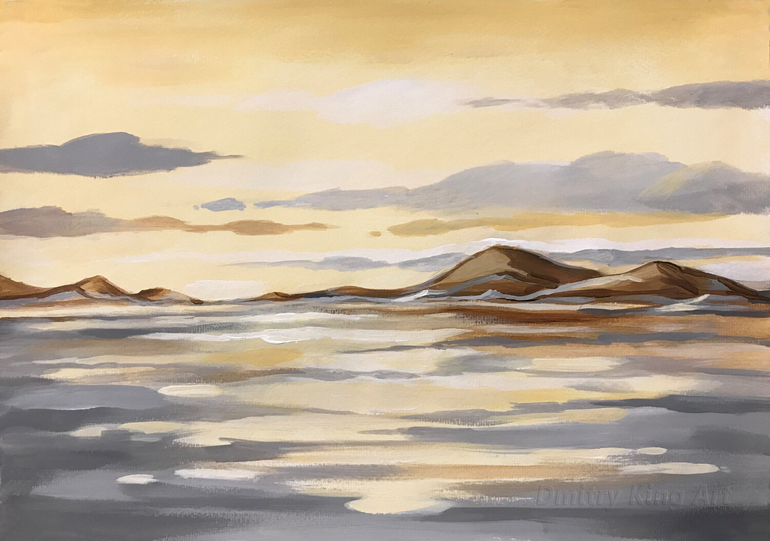 Summer Light Dmitry King Original painting for sale