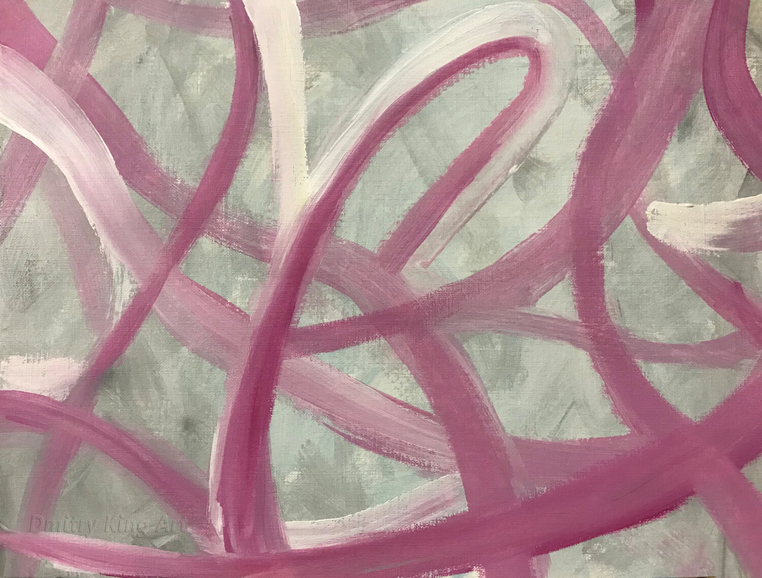 Interwoven Dmitry King Original painting for sale