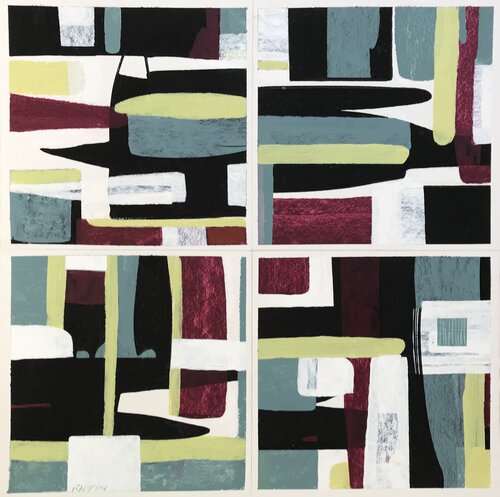 QUARTET by Gilbert Raffin, Painting for Sale on Select