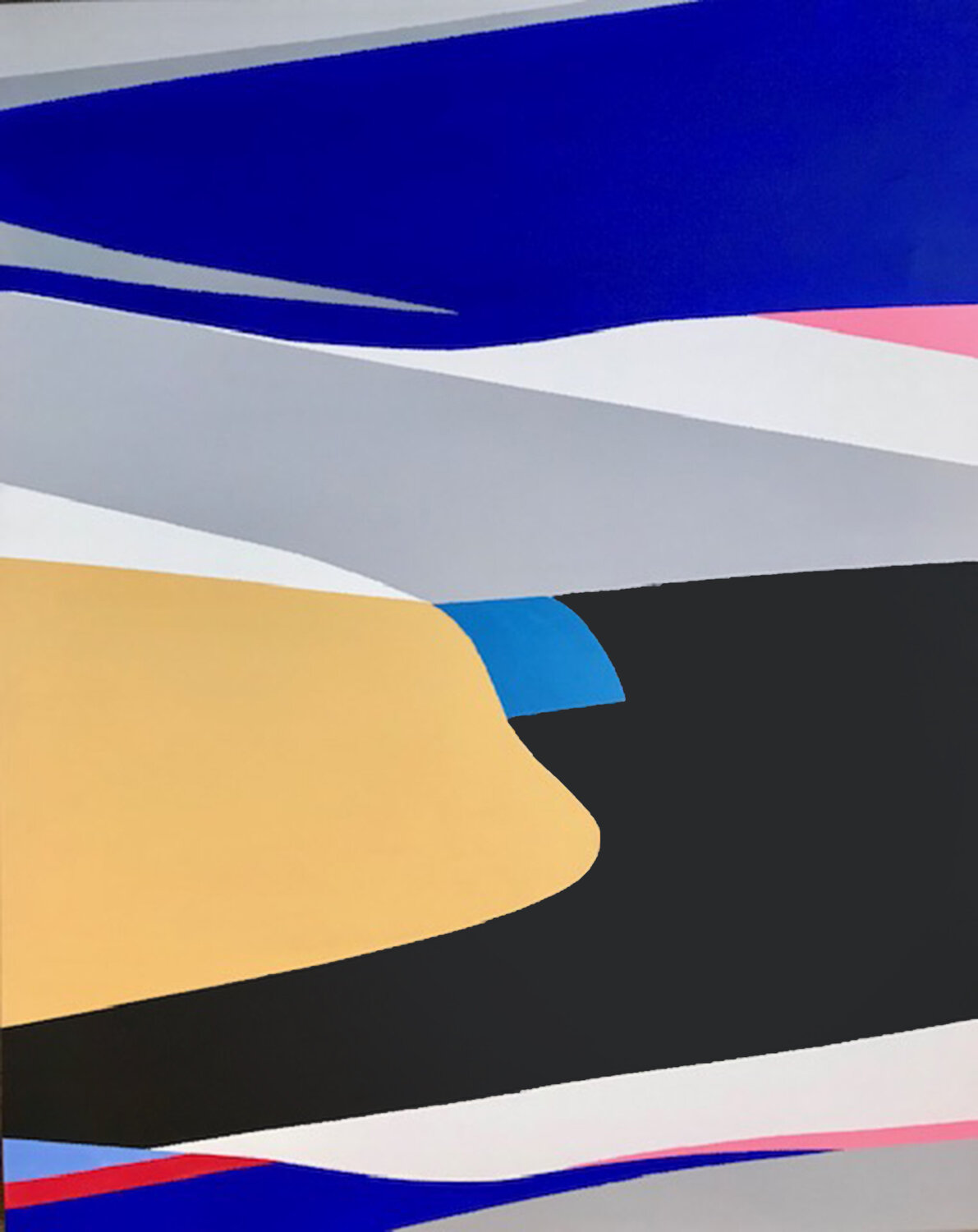CLOSE UP Gilbert Raffin Original painting for sale