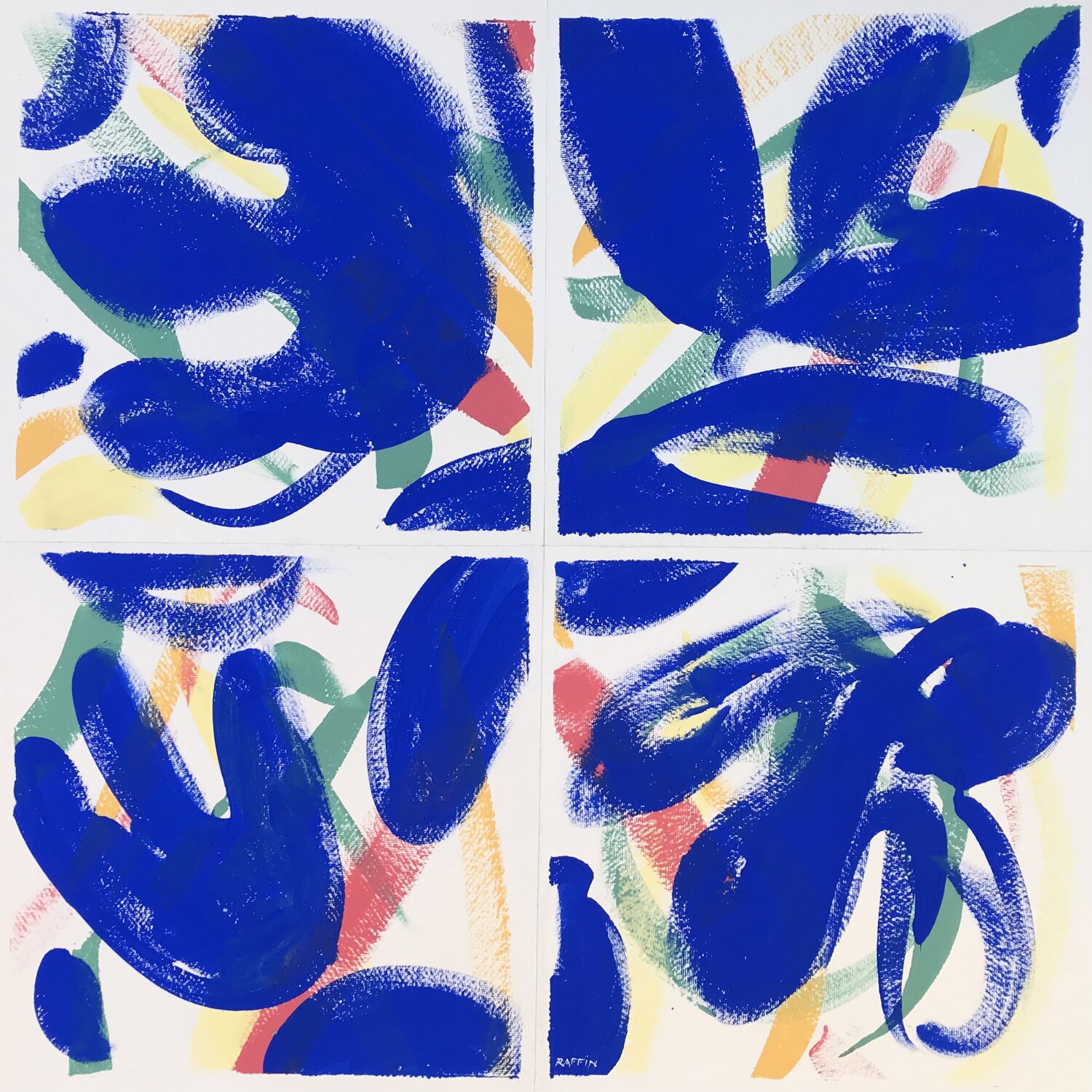 REPETITION Gilbert Raffin Original painting for sale