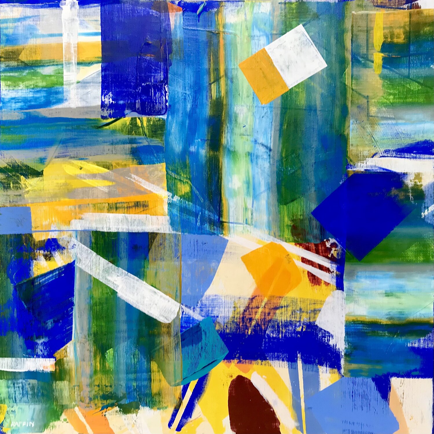 PÊLE-MÊLE Gilbert Raffin Original painting for sale