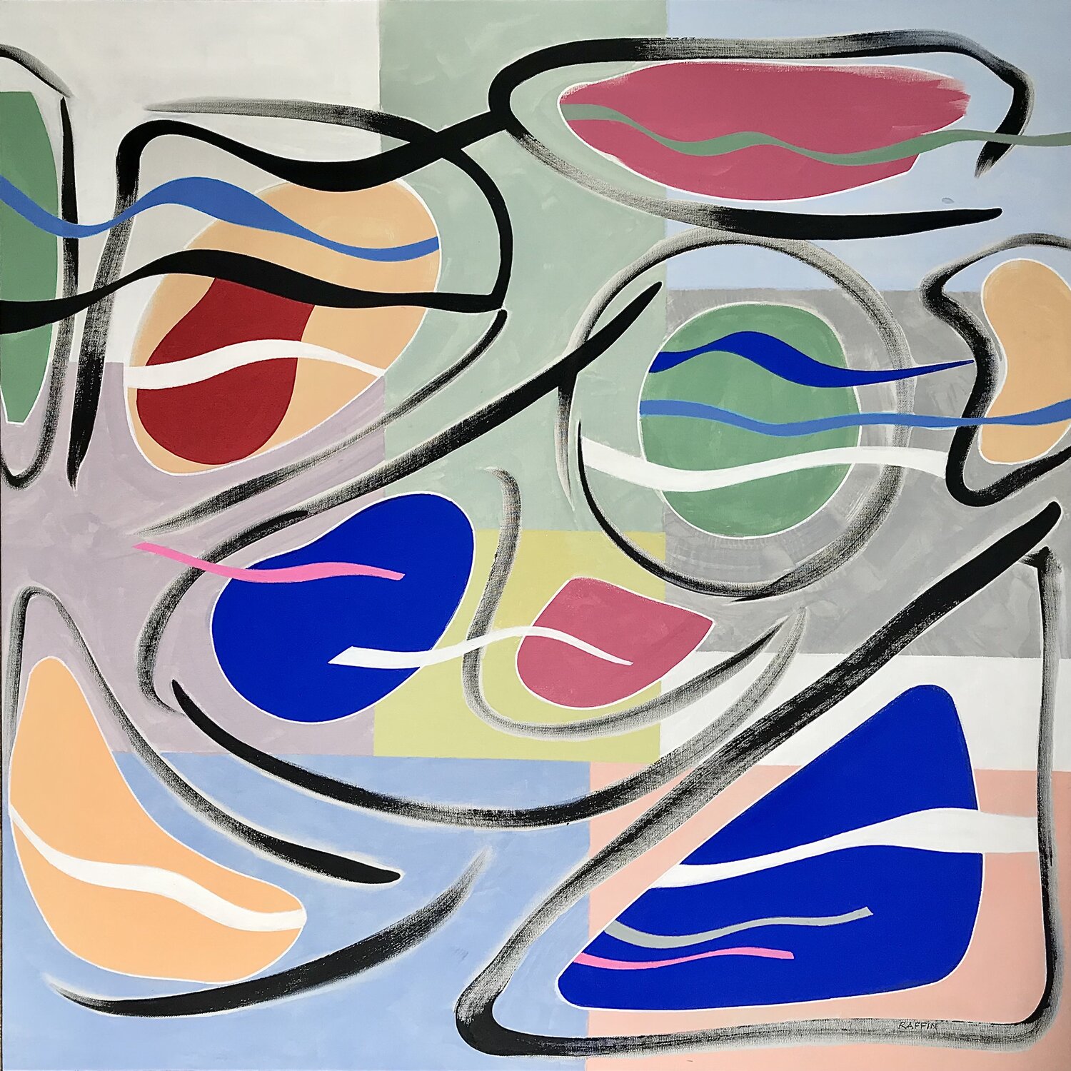 HOLIDAY Gilbert Raffin Original painting for sale