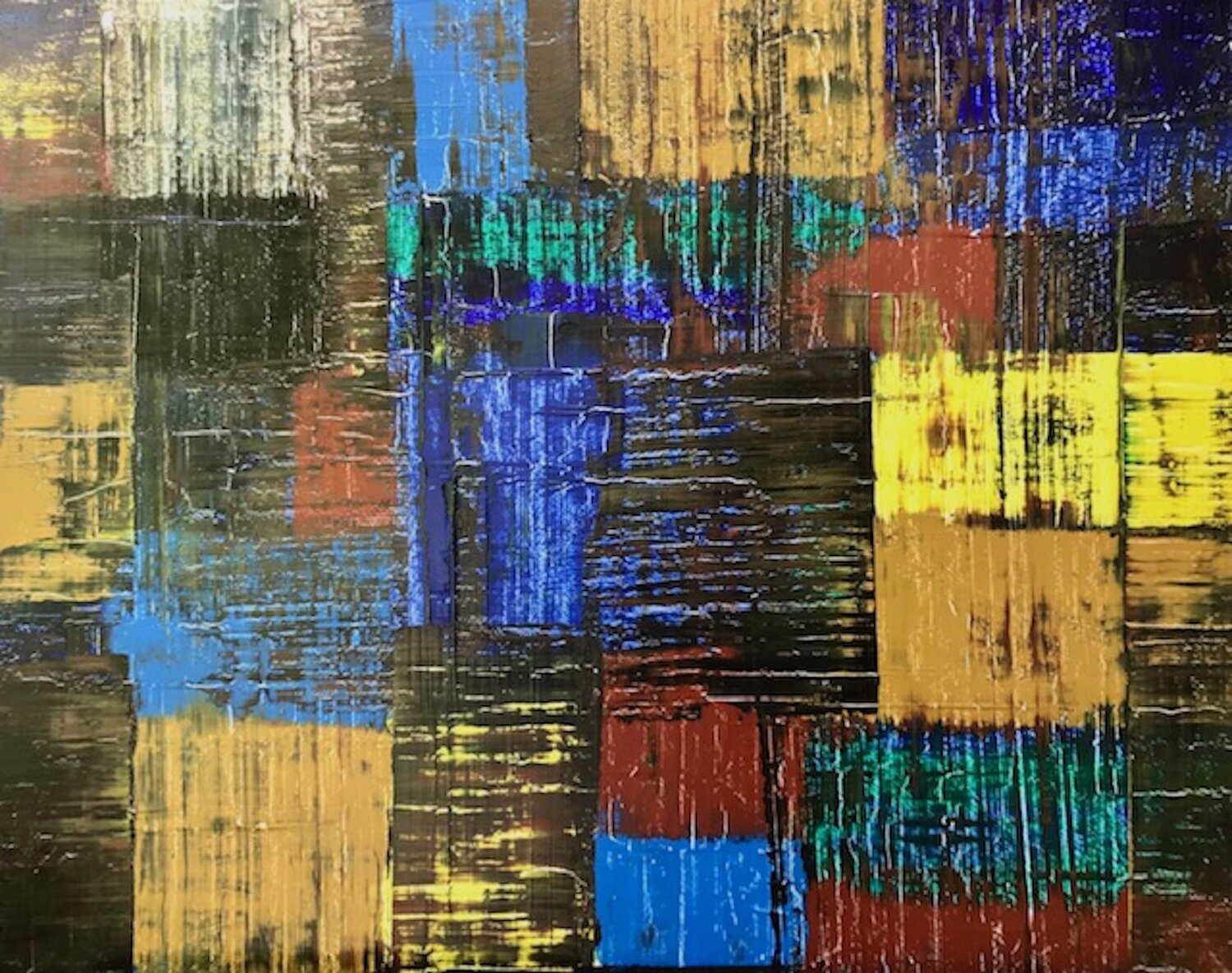 CONTAINERS Gilbert Raffin Original painting for sale
