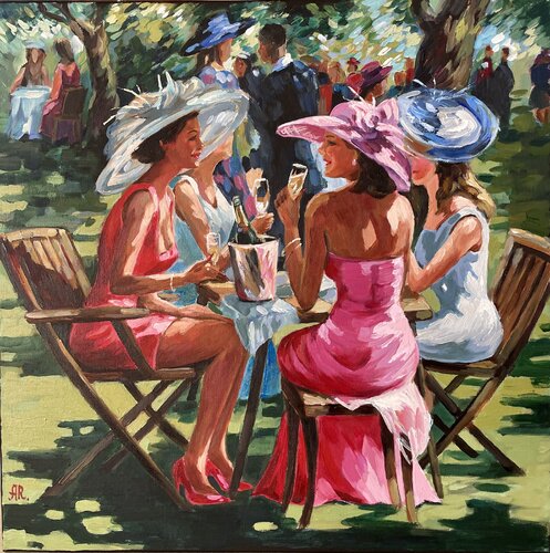 Garden Party by Anna Reznikova, Painting for Sale on Select