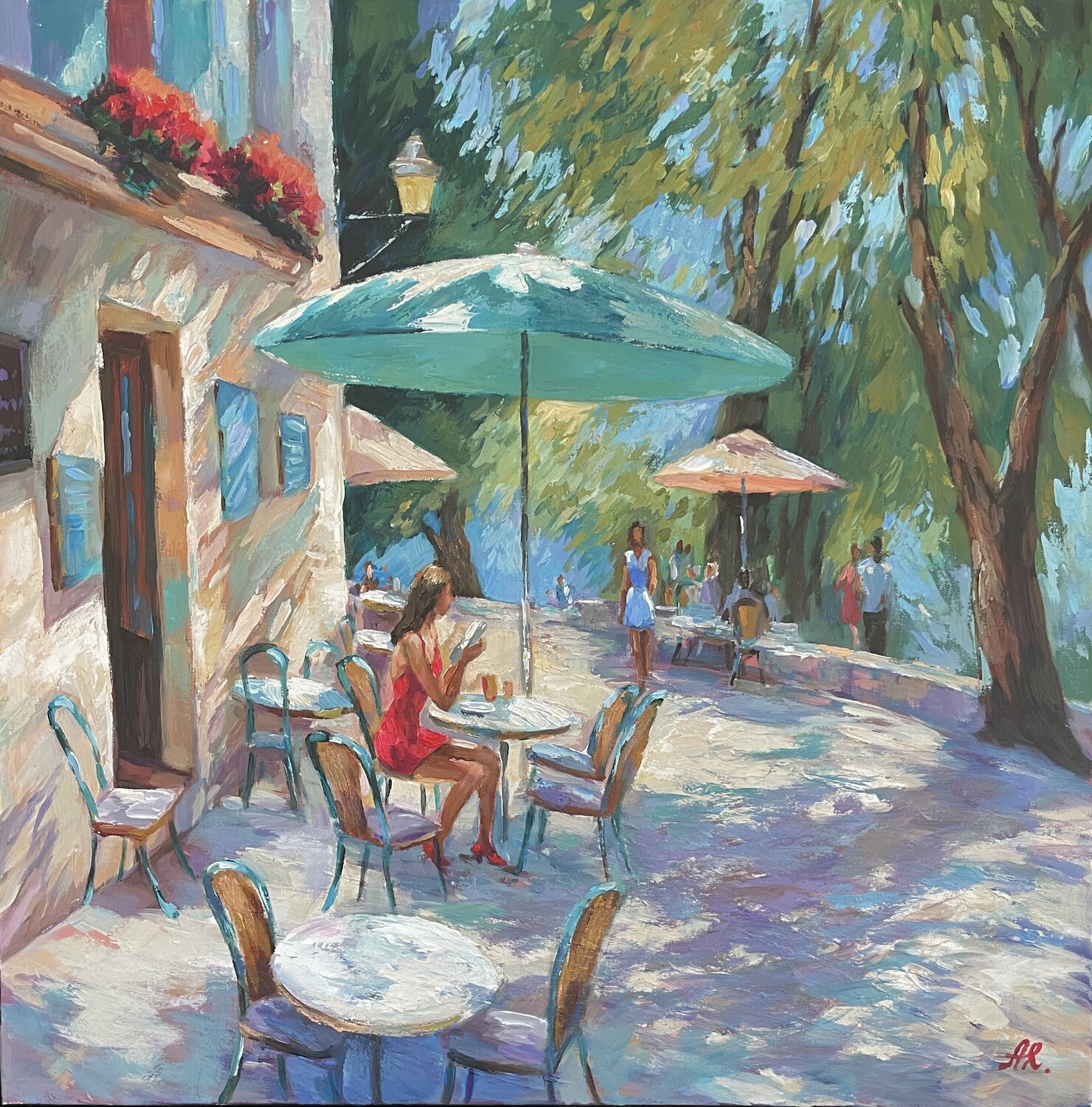 Sunny Day Anna Reznikova Original painting for sale
