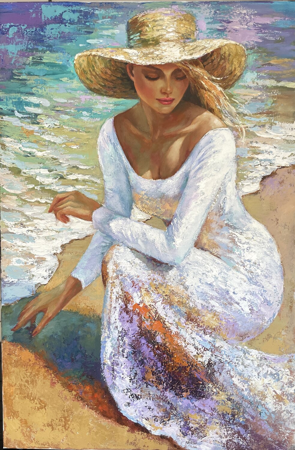 Whisper of the Sea Anna Reznikova Original painting for sale