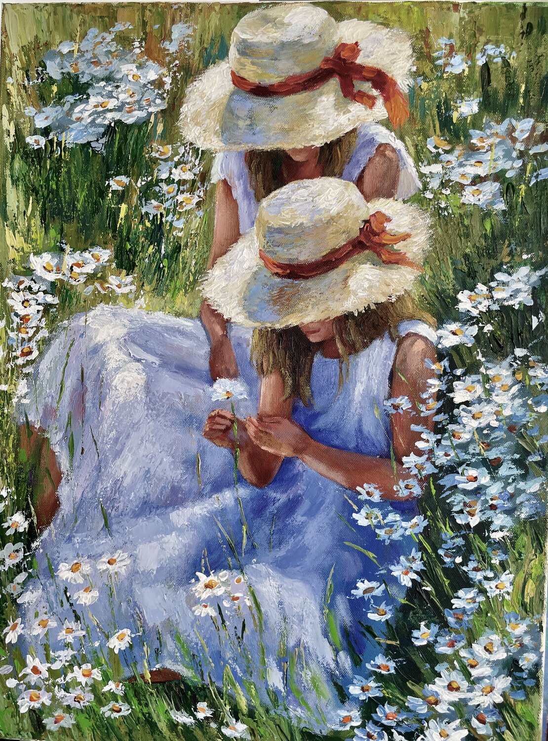 Summer Afternoon Anna Reznikova Original painting for sale