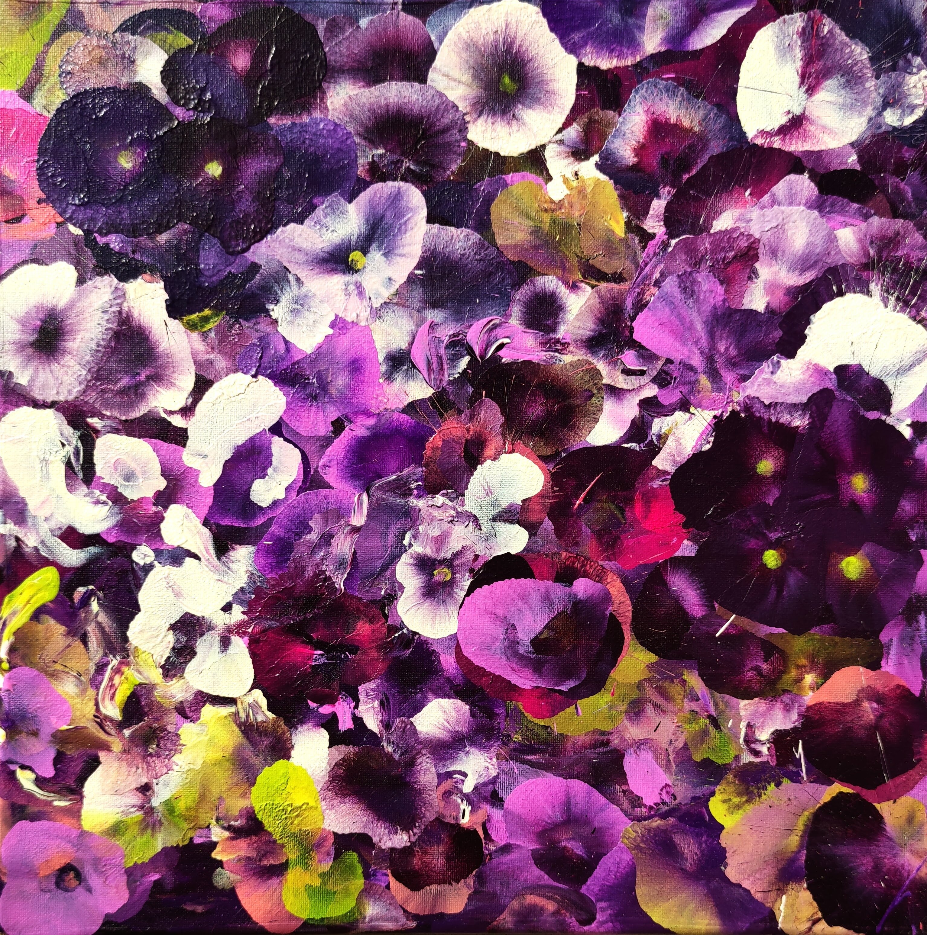 Infinite Violet #1 - Vibrant Purple Flowers