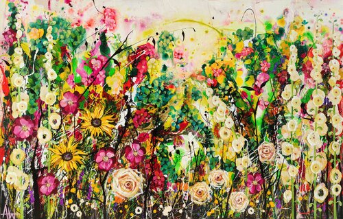 Honeyglow Grove by Angie Wright, Painting for Sale on Select