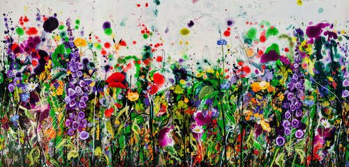 Wildflower Chorus by Angie Wright, Painting for Sale on Select