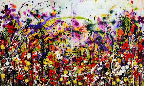 The Last Days of Summer - Diptych by Angie Wright, Painting for Sale on Select