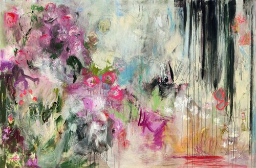 a place i almost remember - Large Scale Artwork by Angie Wright, Painting for Sale on Select