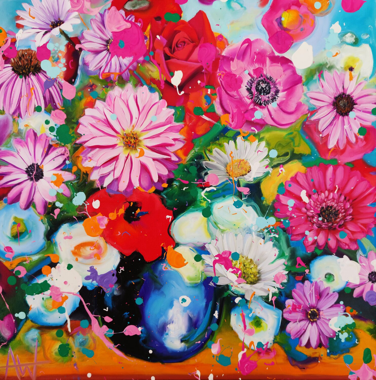 A Beautiful Excess Angie Wright Original painting for sale