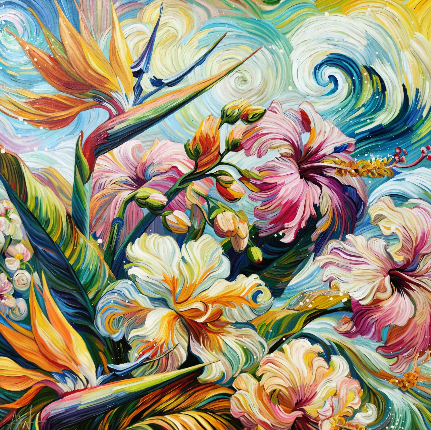 Crescendo Angie Wright Original painting for sale