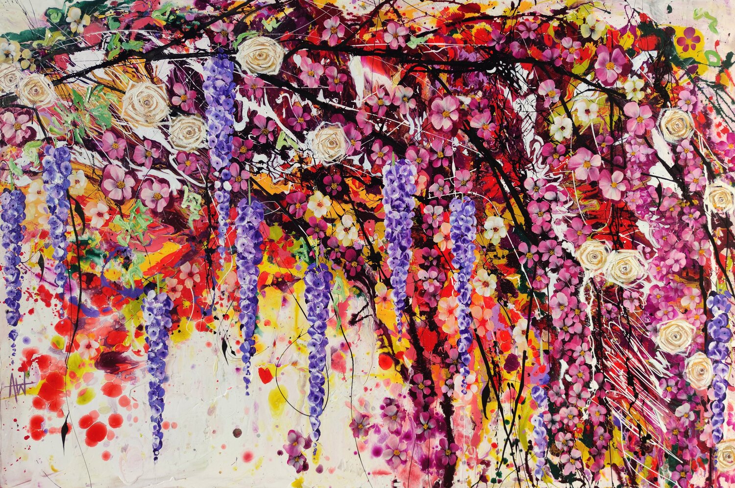 The Fragrance of Light Angie Wright Original painting for sale