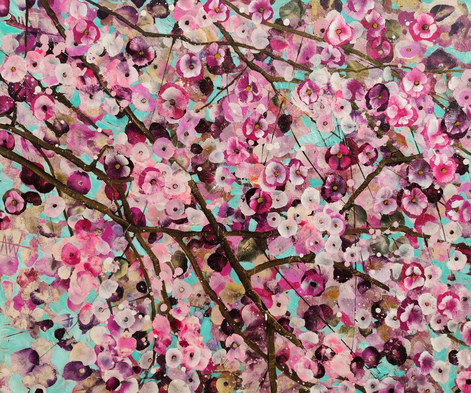 Spring Eternal Angie Wright Original painting for sale