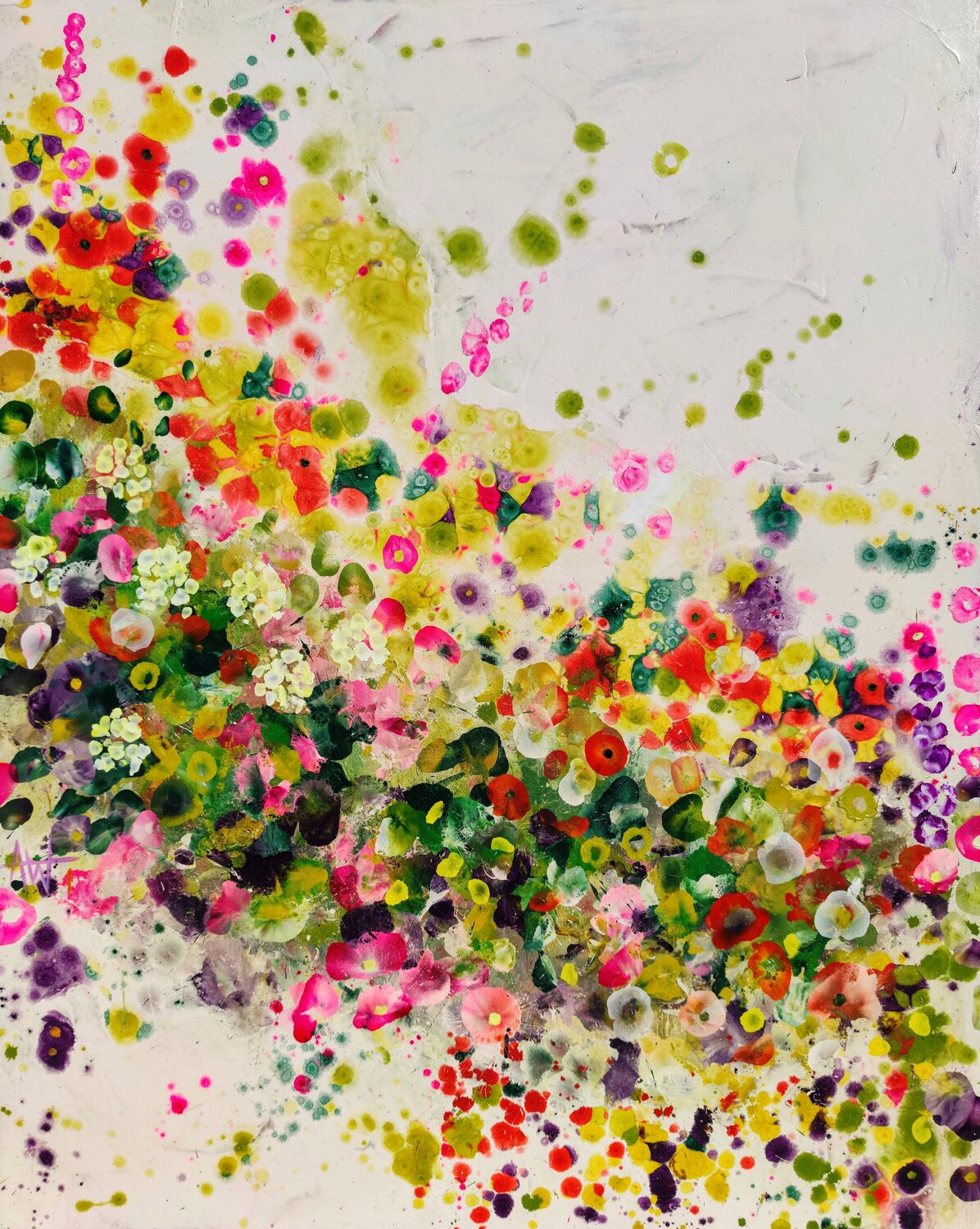 The Unruly Garden Angie Wright Original painting for sale