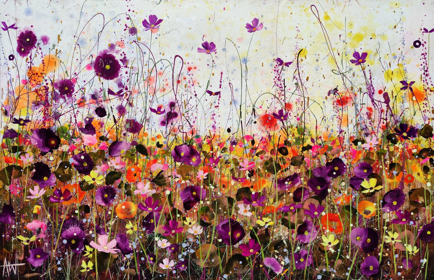 it was all wildly beautiful Angie Wright Original painting for sale