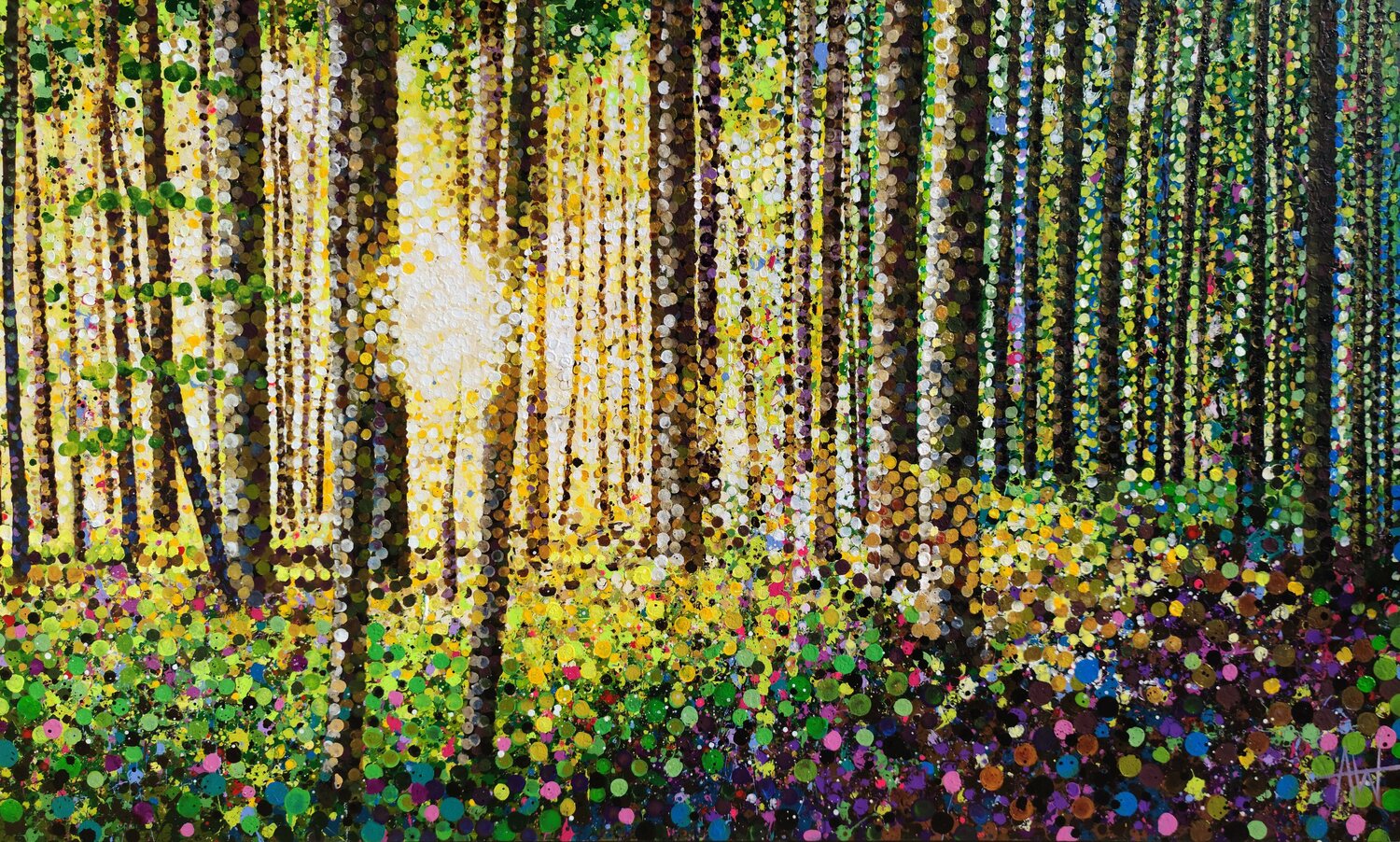Hope's Dawn Angie Wright Original painting for sale