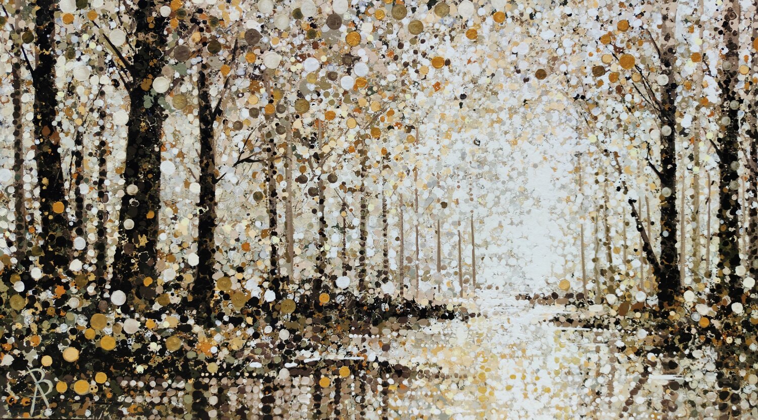 The Way to Somewhere Beautiful Angie Wright Original painting for sale