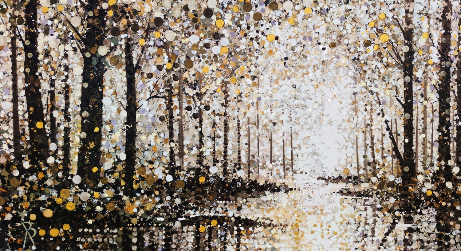 The Way to Somewhere Beautiful Angie Wright Original painting for sale