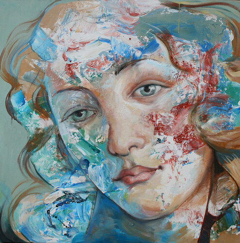 "Venus naciendo" by Marcos Carrasco, Painting for Sale on Select
