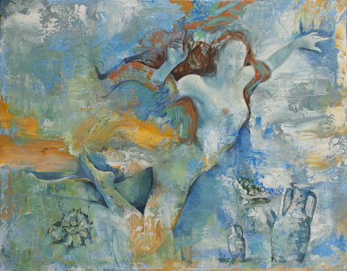 "Venus de agua. Fragmentos de océano" by Marcos Carrasco, Painting for Sale on Select