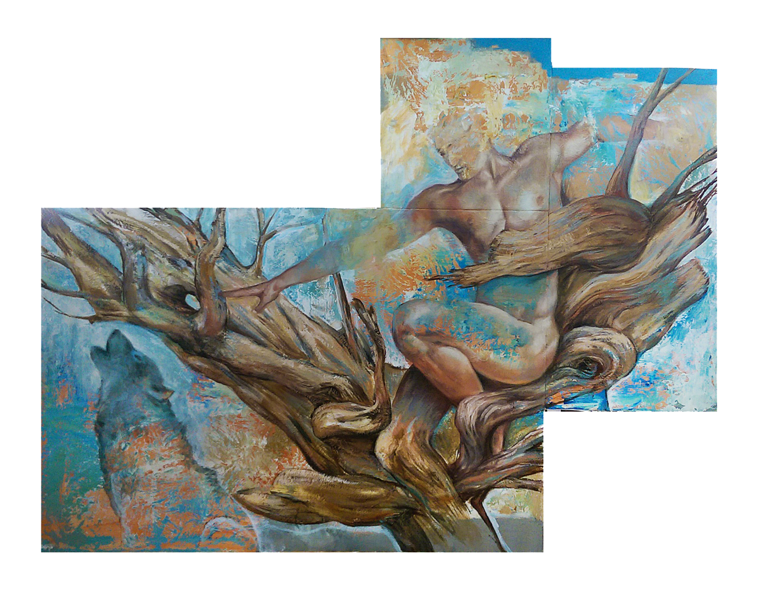 "Catarsis" Marcos Carrasco Original painting for sale