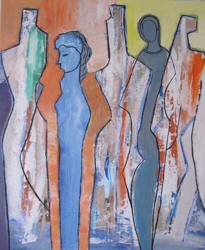 Silhouette # 1 by Guillaume Defins, Painting for Sale on Select