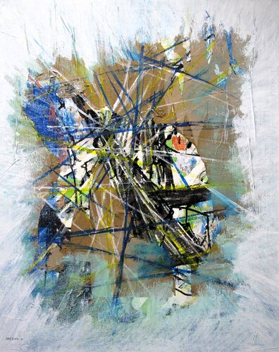 002-2026 sans titre by Guillaume Defins, Painting for Sale on Select