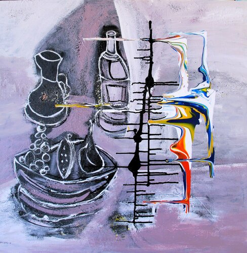 Le cubisme surréaliste by Guillaume Defins, Painting for Sale on Select