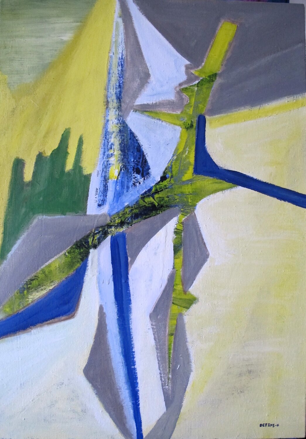 068-2023 sans titre Guillaume Defins Original painting for sale