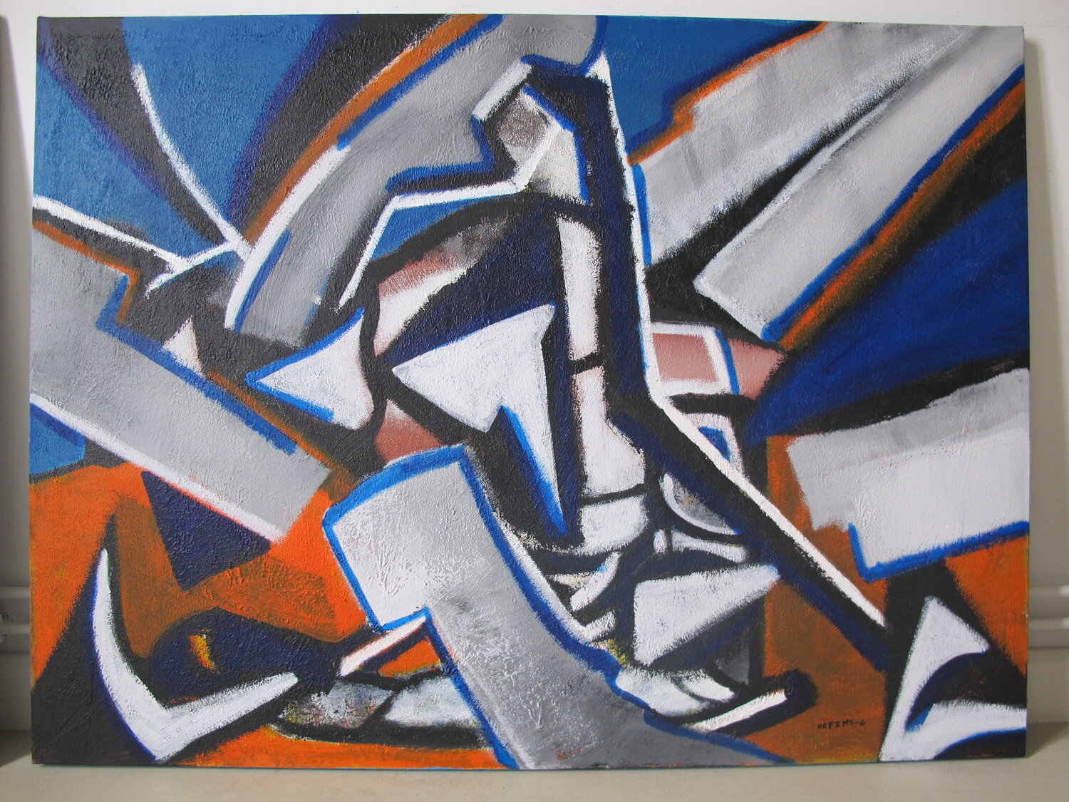 Sans titre 022-2025 Guillaume Defins Original painting for sale