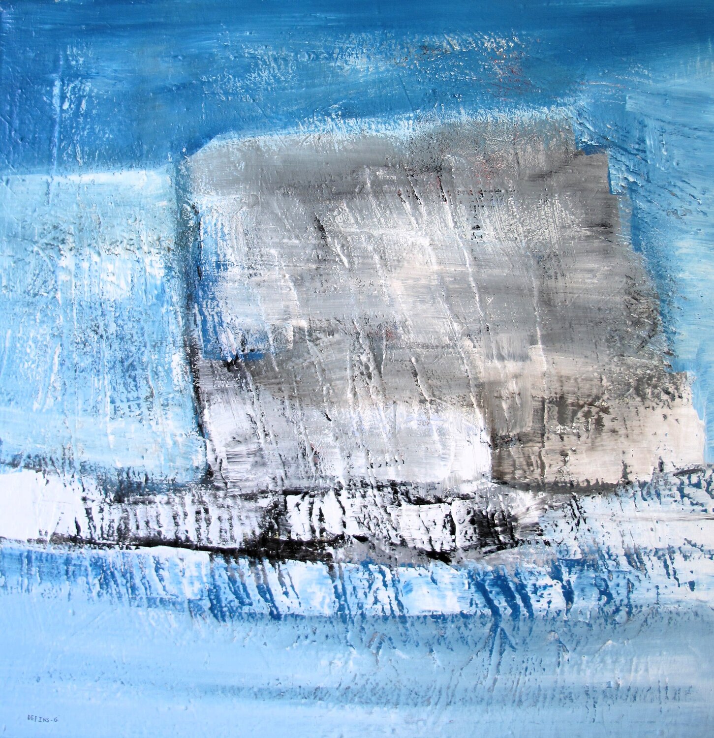 Falaise Guillaume Defins Original painting for sale