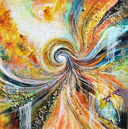 VOLUTION-Enigm@2 by Mahé Ros, Painting for Sale on Select