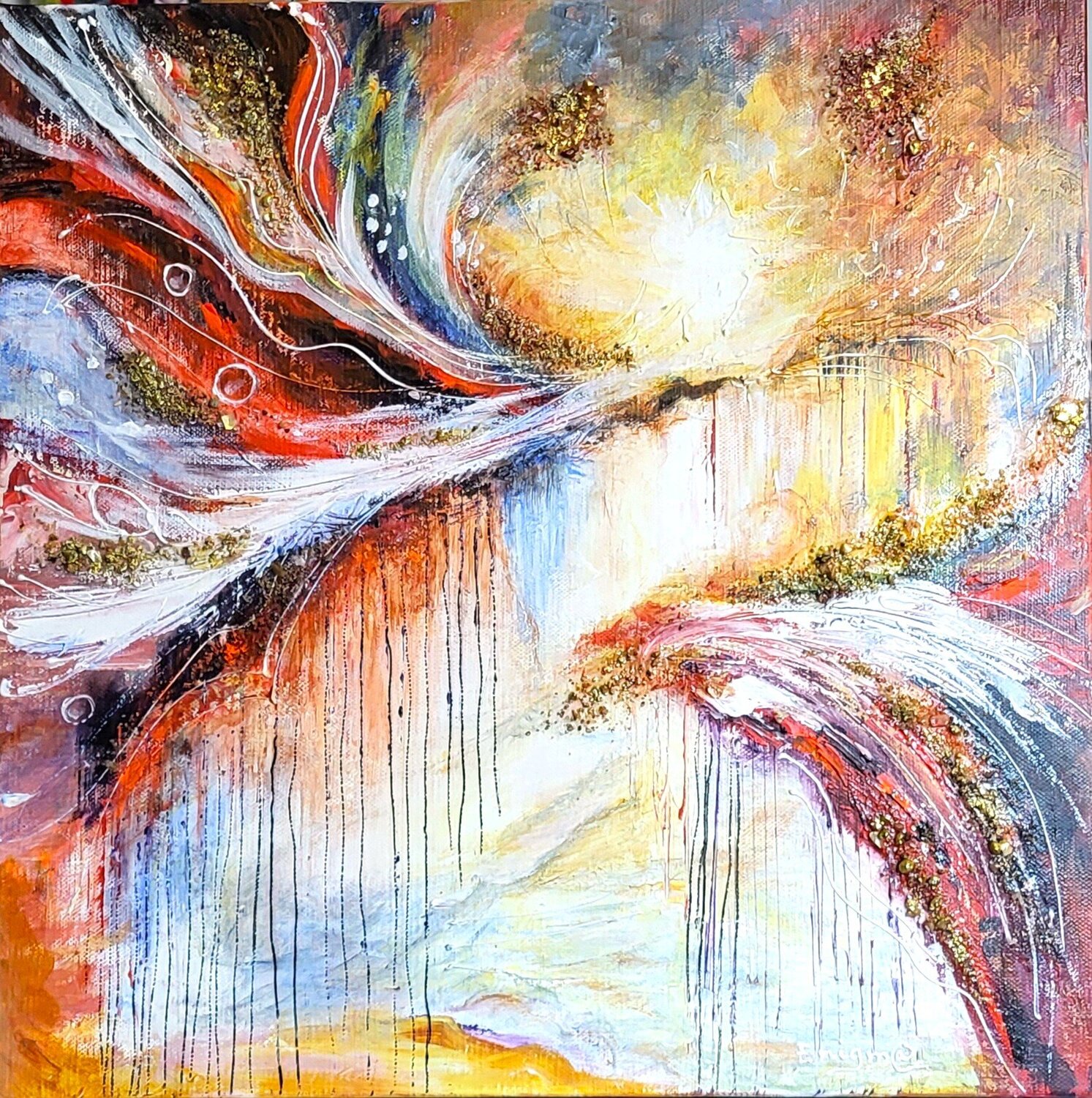VOYAGE - Enigm@1 Mahé Ros Original painting for sale