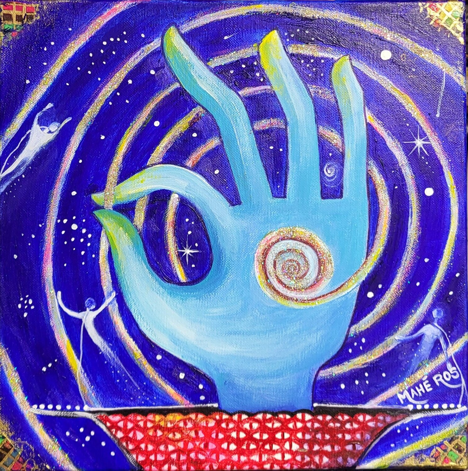 Voyage astral Mahé Ros Original painting for sale