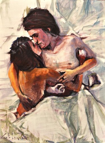 Escena de amor von Marco Ortolan, Malerei kaufen auf Select