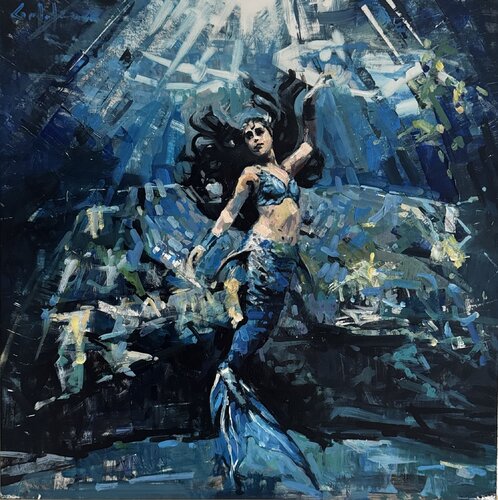 La Sirena von Marco Ortolan, Malerei kaufen auf Select